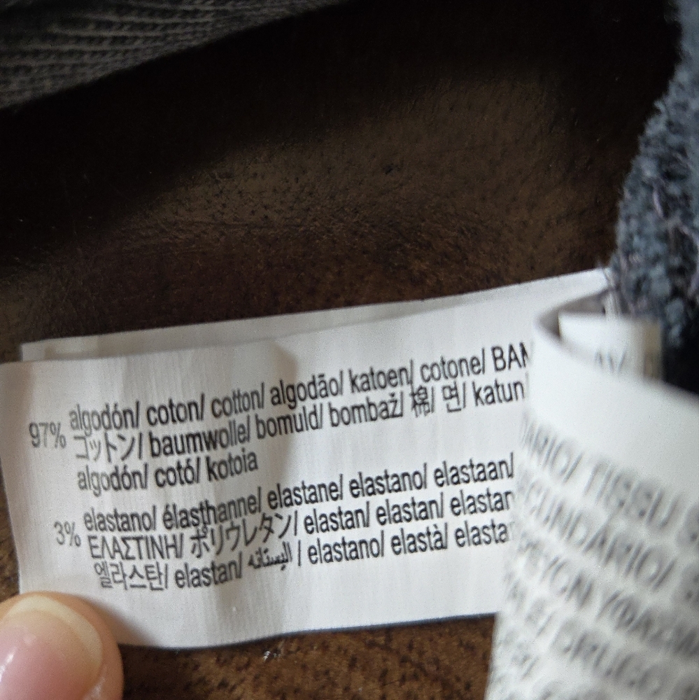 Zara Terry Sweatshirt Mineral Washed Gray - Picture 10 of 10